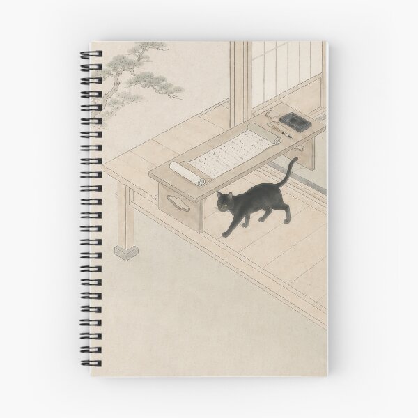 Item preview, Heian Cats #003 – The Scholar's Companion designed and sold by YamatoCatStudio.
