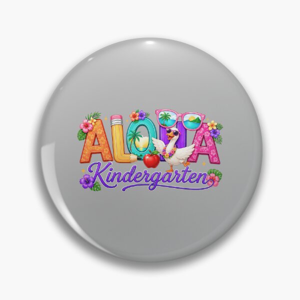 Item preview, Aloha Kindergarten TropicalFloral Silly Goose Back to School Performance designed and sold by mjohnson9.