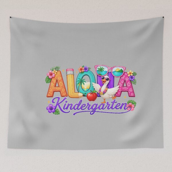 Item preview, Aloha Kindergarten TropicalFloral Silly Goose Back to School Performance designed and sold by mjohnson9.
