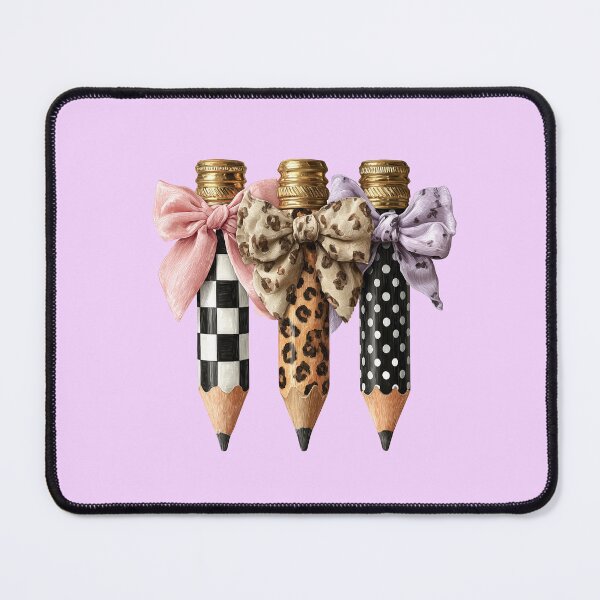 Item preview, Fashionable Pencils with Decorative Bows Art designed and sold by colorful-white.