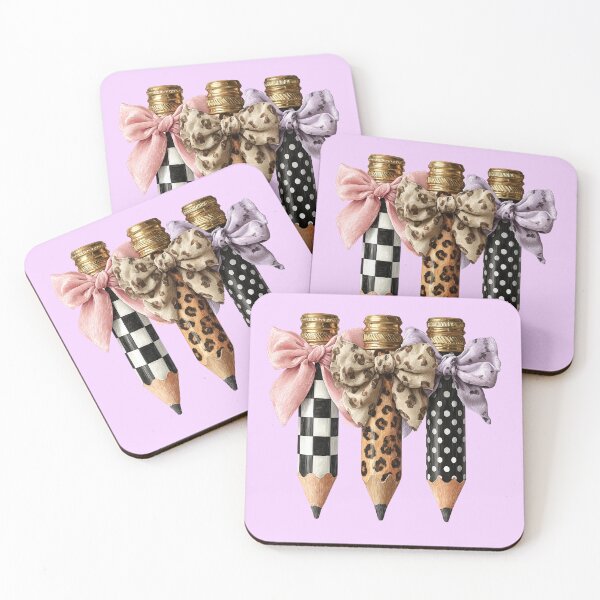 Item preview, Fashionable Pencils with Decorative Bows Art designed and sold by colorful-white.