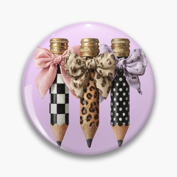 Item preview, Fashionable Pencils with Decorative Bows Art designed and sold by colorful-white.