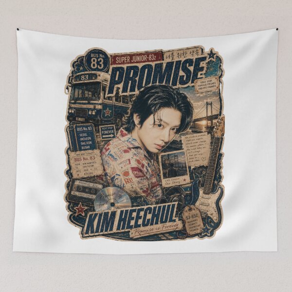 Item preview, Heechul Promise Sapphire Blue Universe Fan Art designed and sold by Valeree Store.