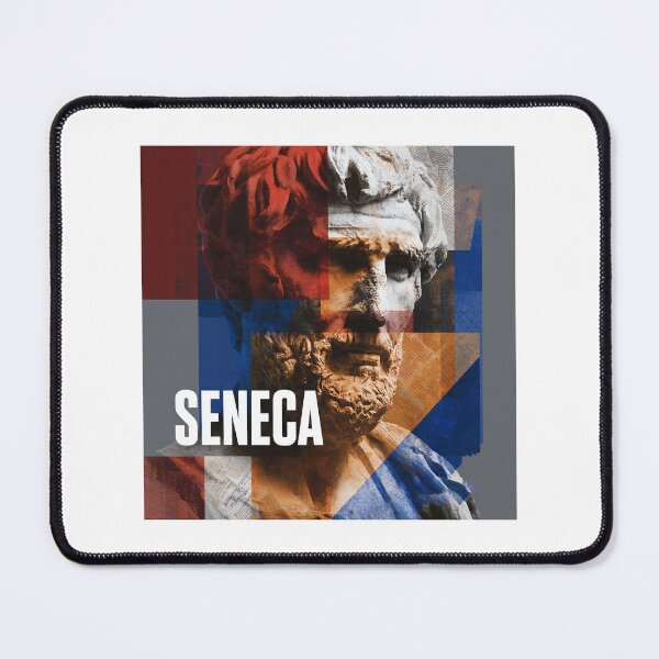 Item preview, Seneca Stoic Philosopher Poster - Abstract Portrait Philosophy Art designed and sold by OzzFrequency.