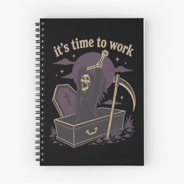 Item preview, t's Time to Work Grim Reaper Funny Work Humor designed and sold by Leeded.