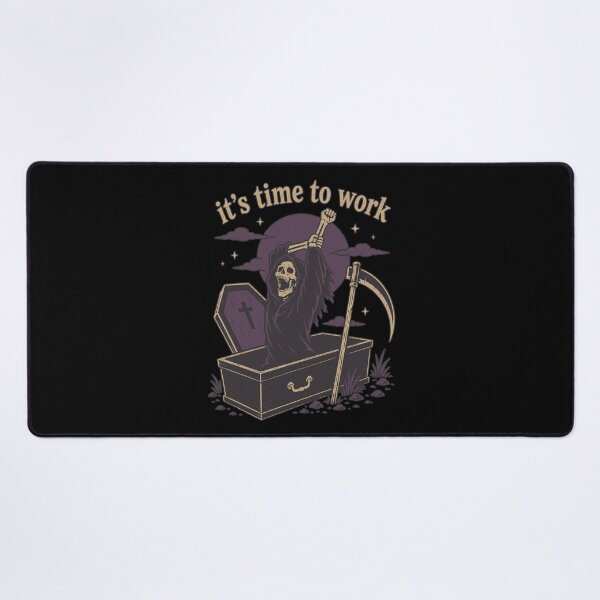Item preview, t's Time to Work Grim Reaper Funny Work Humor designed and sold by Leeded.