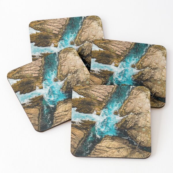 Item preview, Drone Photo of Ocean & Rocks designed and sold by SauraLume.
