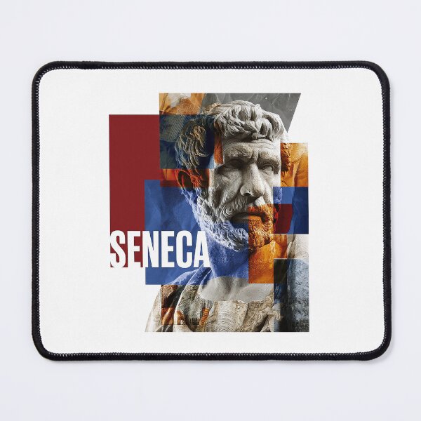 Item preview, Seneca Stoic Philosopher Poster - Abstract Portrait Philosophy Art designed and sold by OzzFrequency.
