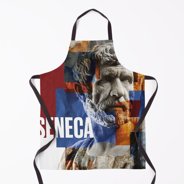 Item preview, Seneca Stoic Philosopher Poster - Abstract Portrait Philosophy Art designed and sold by OzzFrequency.