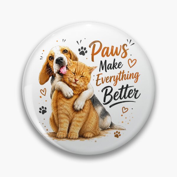 Item preview, Paws Make Everything Better designed and sold by KrithigaArts.