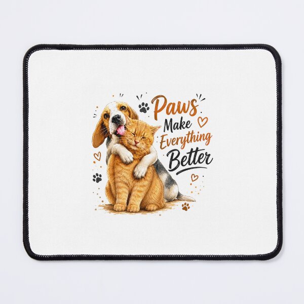 Item preview, Paws Make Everything Better designed and sold by KrithigaArts.