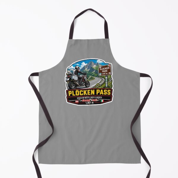 Item preview, Plöcken Pass, Passo di Monte Croce Carnico Austria - Italy Motorcycle Sticker TShirt 03 designed and sold by OuterShellUK.