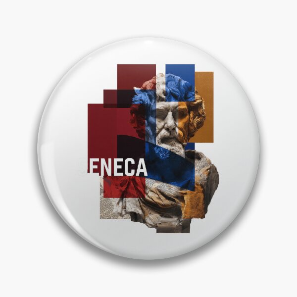 Item preview, Seneca Stoic Philosopher Poster - Abstract Portrait Philosophy Art designed and sold by OzzFrequency.