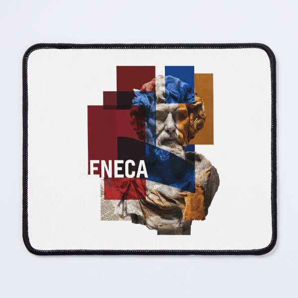 Item preview, Seneca Stoic Philosopher Poster - Abstract Portrait Philosophy Art designed and sold by OzzFrequency.