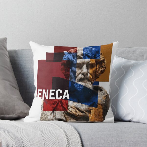 Item preview, Seneca Stoic Philosopher Poster - Abstract Portrait Philosophy Art designed and sold by OzzFrequency.