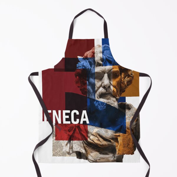Item preview, Seneca Stoic Philosopher Poster - Abstract Portrait Philosophy Art designed and sold by OzzFrequency.