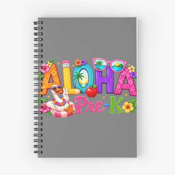 Item preview, Aloha Pre-K Tropical Floral Beach Silly Goose Back to School designed and sold by mjohnson9.