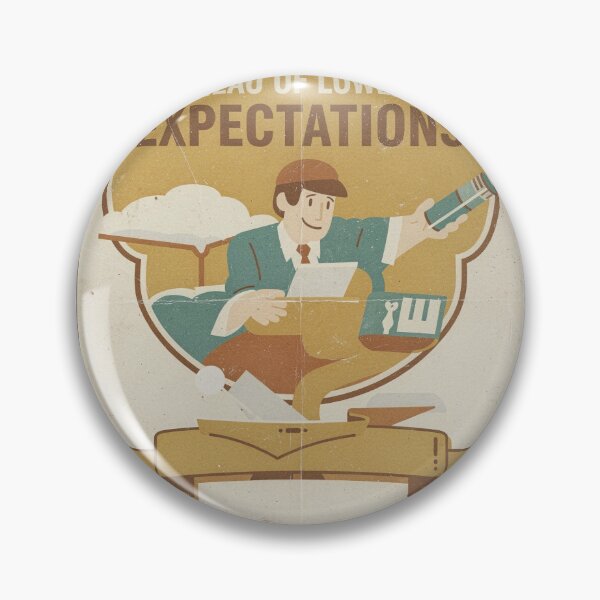 Item preview, Bureau of Lowered Expectations designed and sold by PictorialWhimsy.
