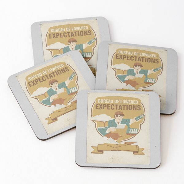 Item preview, Bureau of Lowered Expectations designed and sold by PictorialWhimsy.