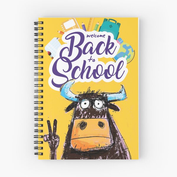 Item preview, Funny Bull Back to School Design – Cute Animal Teacher Student Gift designed and sold by 516 Studio.