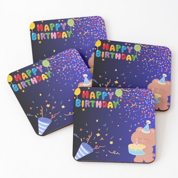 Item preview, Cute Happy Birthday Teddy Bear designed and sold by nermeen1994.