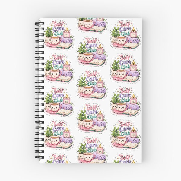 Item preview, Self Care Club Kawaii Sticker designed and sold by PriyankaSonara.