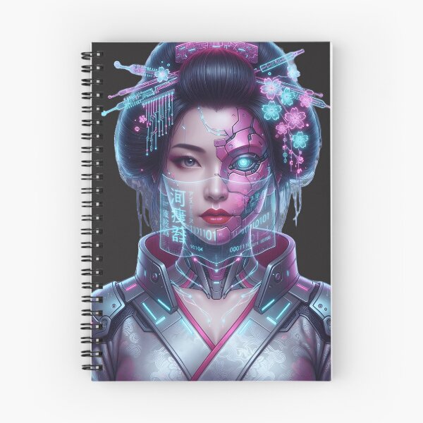 Item preview, Title: Cyberpunk Neon Sakura Geisha – Digital Future designed and sold by Neo Tokio.