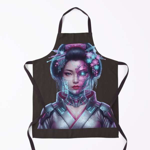 Item preview, Title: Cyberpunk Neon Sakura Geisha – Digital Future designed and sold by Neo Tokio.