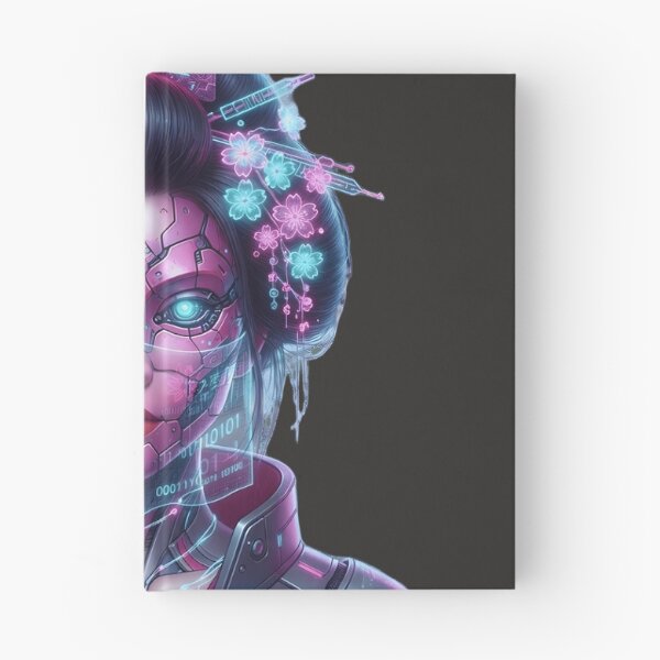 Item preview, Title: Cyberpunk Neon Sakura Geisha – Digital Future designed and sold by Neo Tokio.