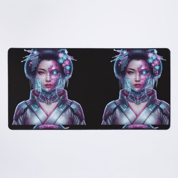 Item preview, Title: Cyberpunk Neon Sakura Geisha – Digital Future designed and sold by Neo Tokio.