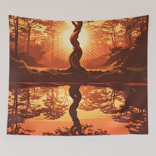 Item preview, Golden Jungle Adventure | Vintage Nature Wall Art designed and sold by Spirit of Siam.