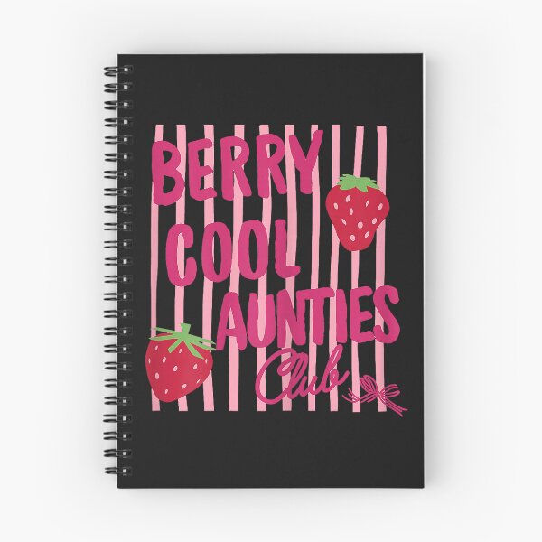 Item preview, Berry Cool Aunties Club Trendy Striped Strawberry designed and sold by FrankIsabel.