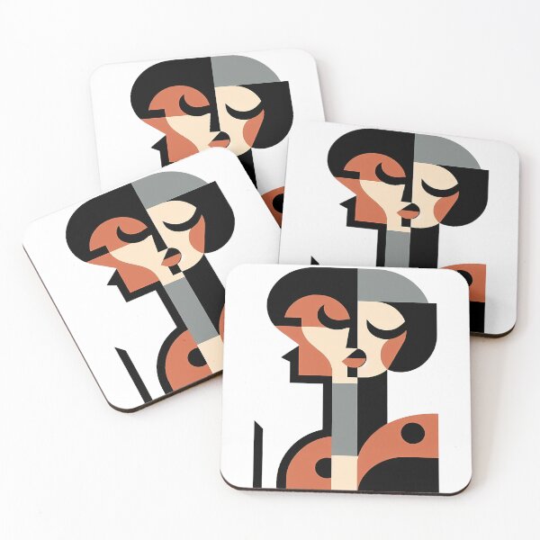 Item preview, Abstract Cubic Portrait Art designed and sold by OzzFrequency.