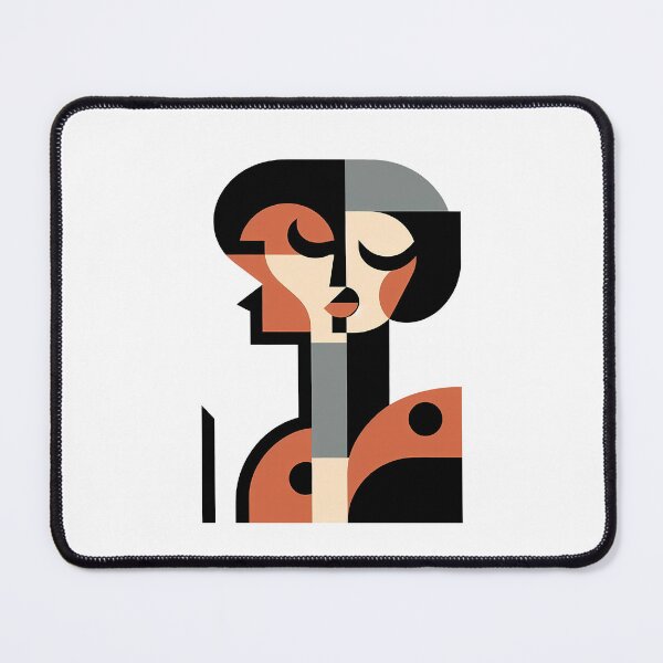 Item preview, Abstract Cubic Portrait Art designed and sold by OzzFrequency.