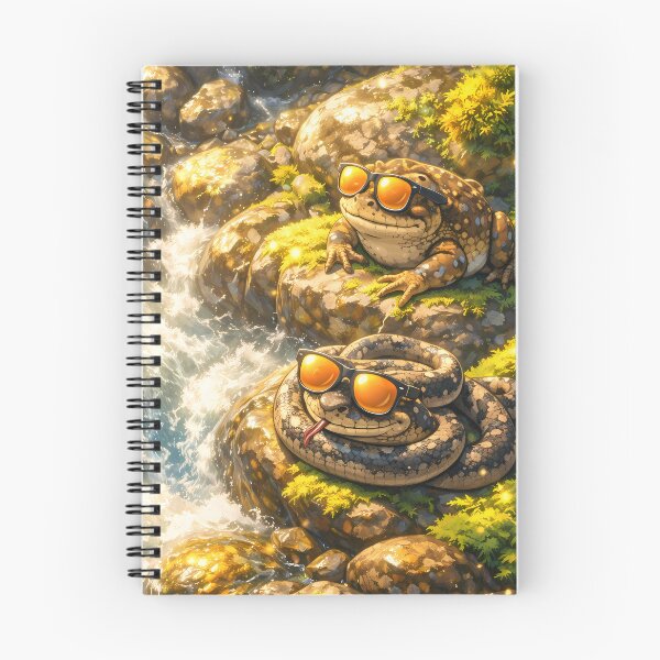 Item preview, Cool Animals Chilling by the Mountain Stream designed and sold by M-Y-A-R-T-.