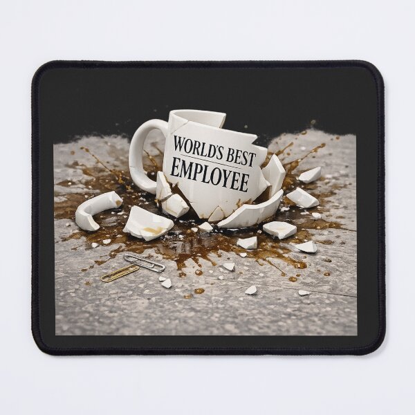 Item preview, World’s Best Employee Mug Shattered – Funny Office Humor Gift for Coworkers designed and sold by EdgeSphere.