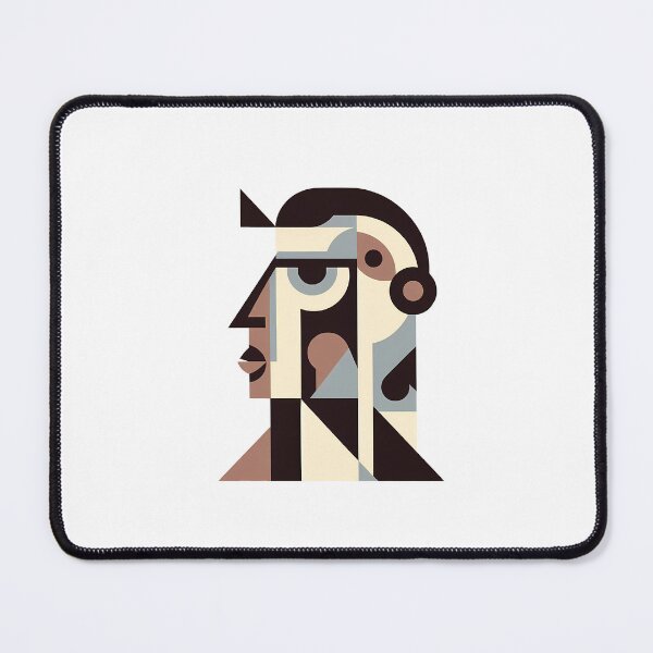 Item preview, Abstract Cubic Portrait Art designed and sold by OzzFrequency.