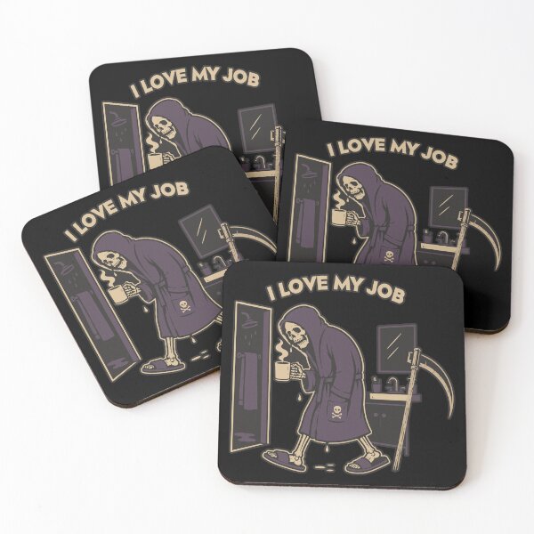 Item preview, i love my job as grim reaper designed and sold by Leeded.