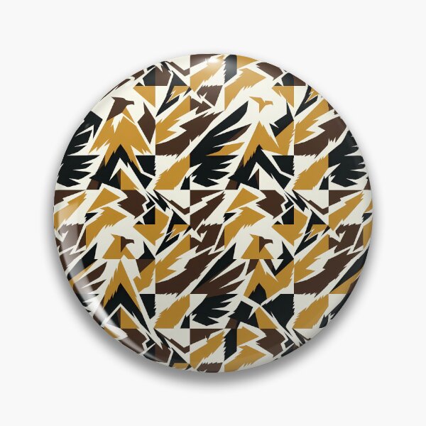 Item preview, Jagged Geometric Bird Pattern designed and sold by BASED Originals.