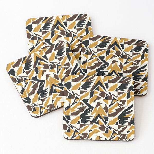 Item preview, Jagged Geometric Bird Pattern designed and sold by Based Originals.