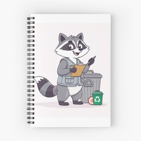 Item preview, Certified Raccoon Trash Inspector designed and sold by PictorialWhimsy.