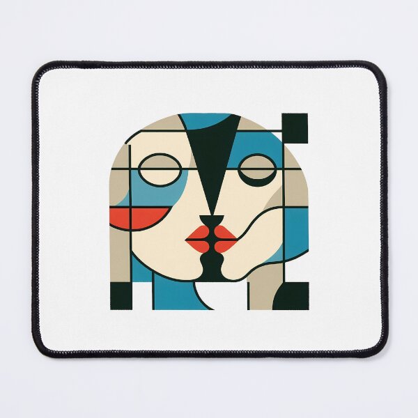 Item preview, Abstract Cubic Portrait Art designed and sold by OzzFrequency.