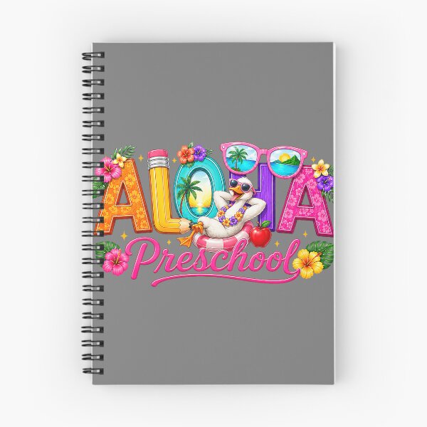 Item preview, Aloha Preschool Tropical Floral Silly Goose Back to School designed and sold by mjohnson9.