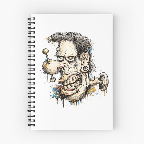 Item preview, Funny Frankenstein Monster Cartoon Portrait designed and sold by KARTICK DUTTA.