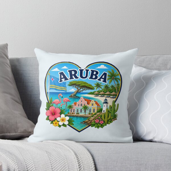 Item preview, Aruba Heart Shape Design designed and sold by Myra365Art.