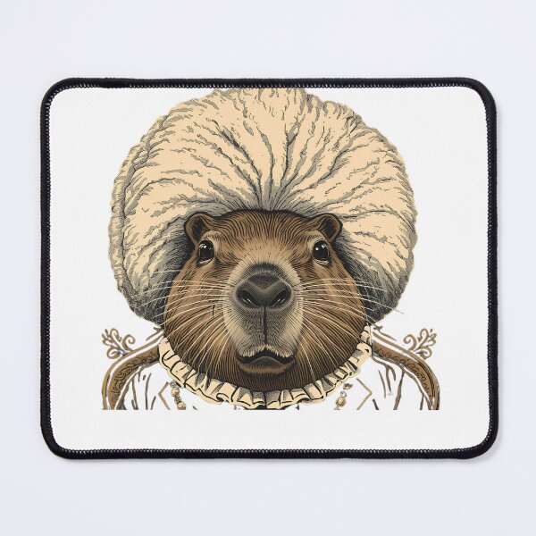 Item preview, Funny Capybara Aristocrat 'Twas The Economy M'lord Medieval Meme, Rococo Aesthetic Graphic Tee designed and sold by WonderMugStudio.