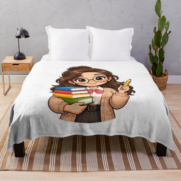 Item preview, Cute Female Teacher | Kawaii Teacher Gift for School designed and sold by Pixanova.