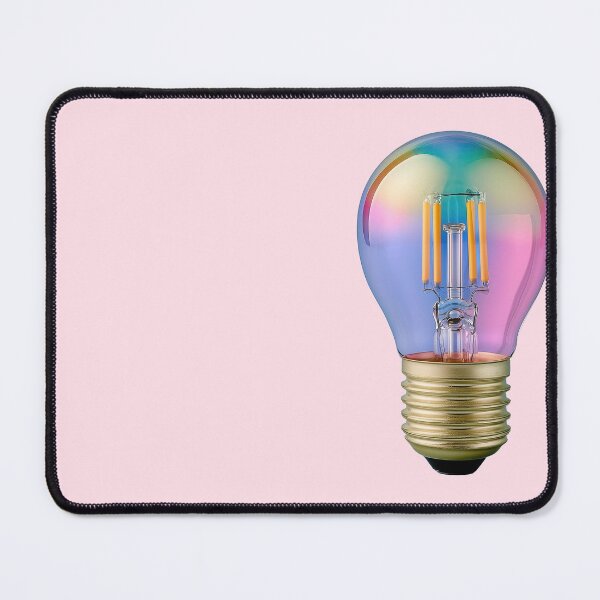 Item preview, Iridescent Rainbow Light Bulb Glass Art designed and sold by colorful-white.
