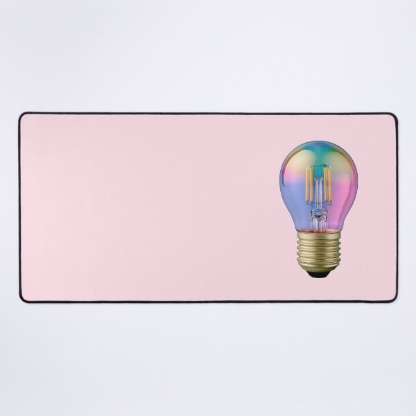 Item preview, Iridescent Rainbow Light Bulb Glass Art designed and sold by colorful-white.