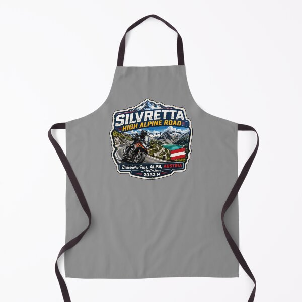 Item preview, Silvretta High Alpine Road Bielerhohe Austria Motorcycle Sticker TShirt 01 designed and sold by OuterShellUK.